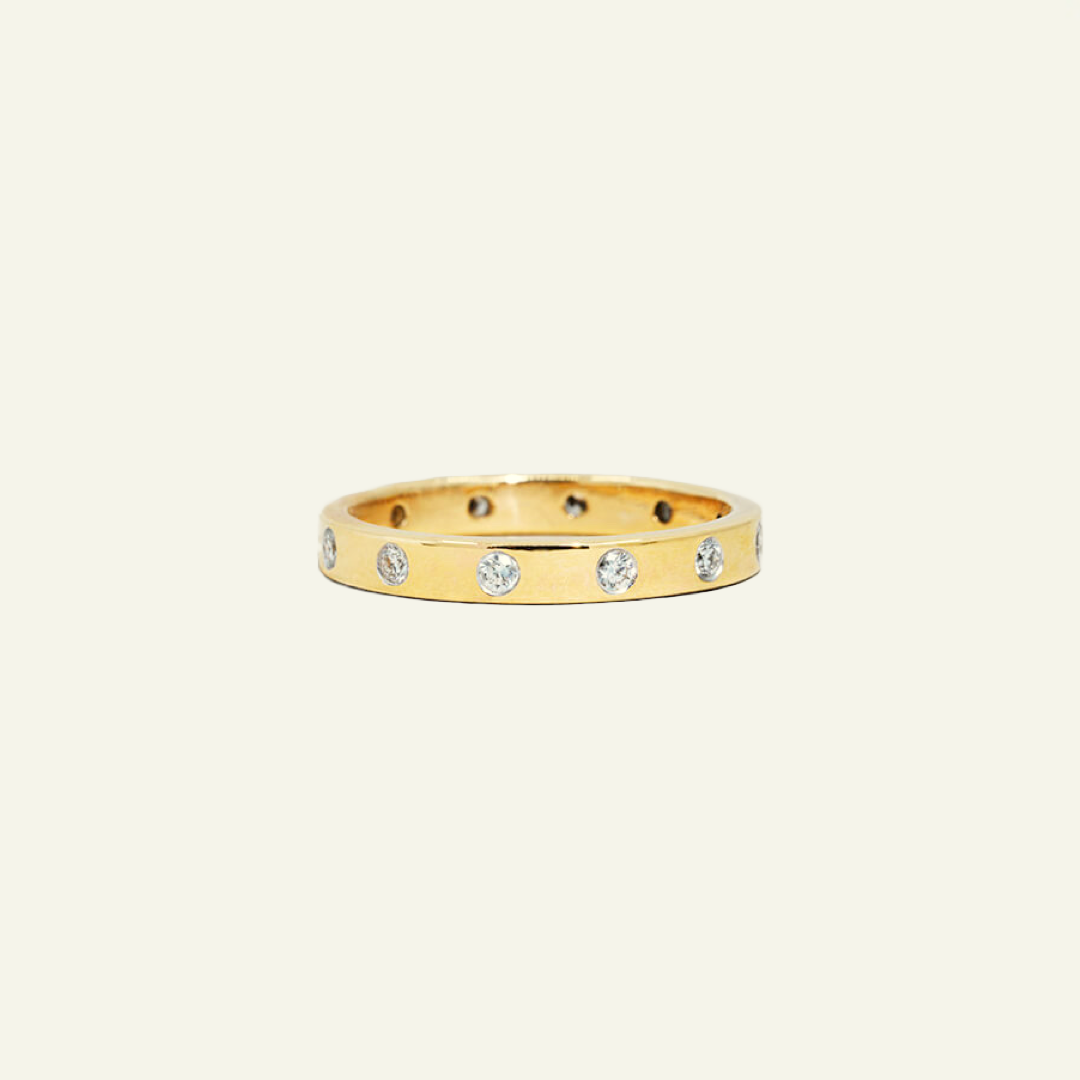 Gold Ring with Diamonds