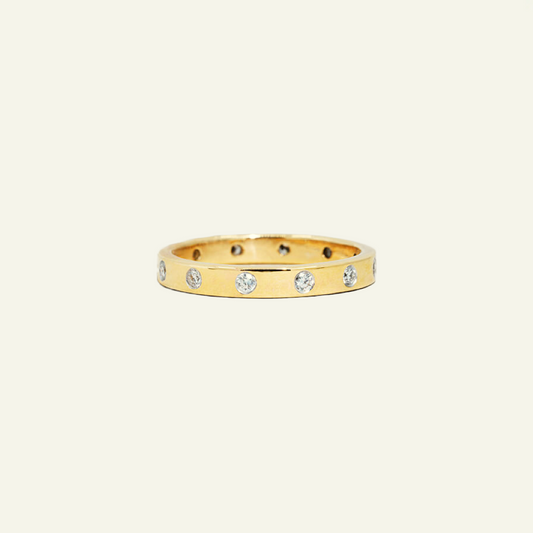 Gold Ring with Diamonds