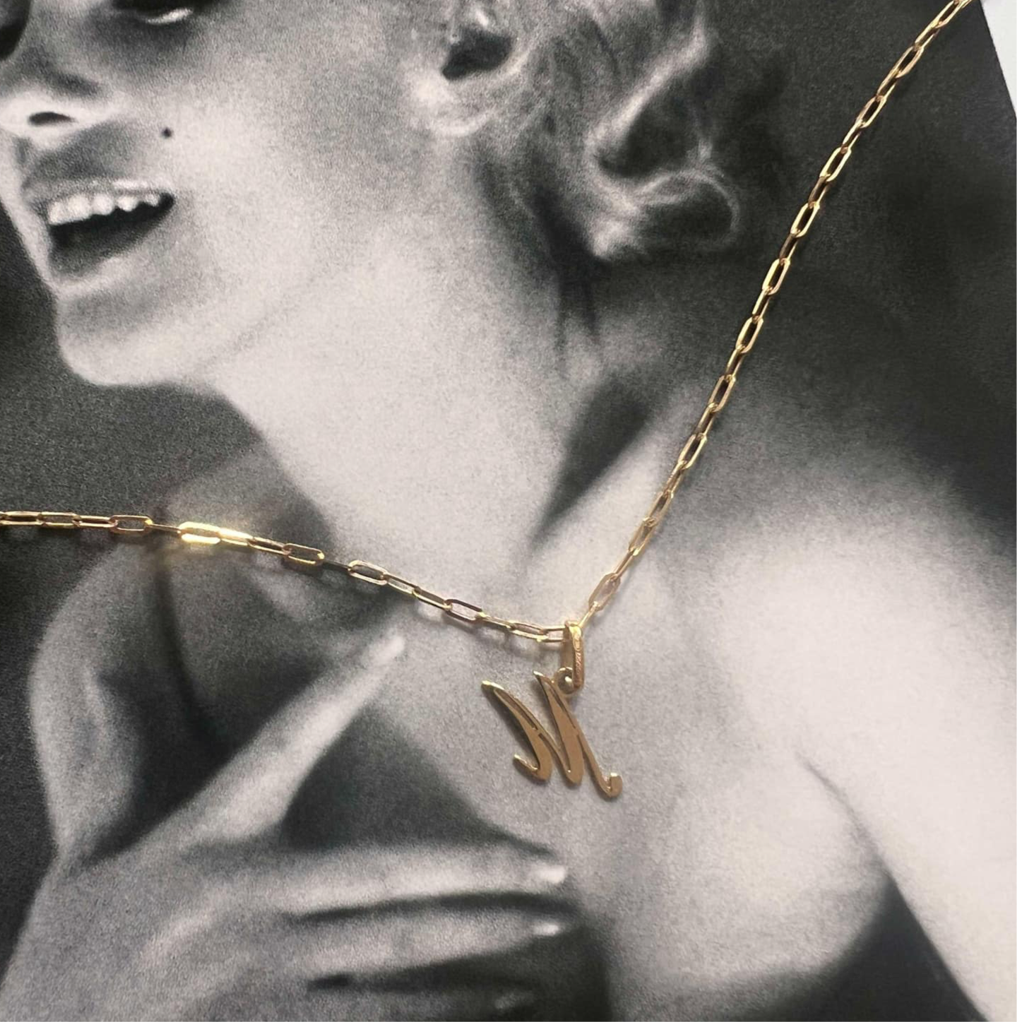 Gold Letter Pendant