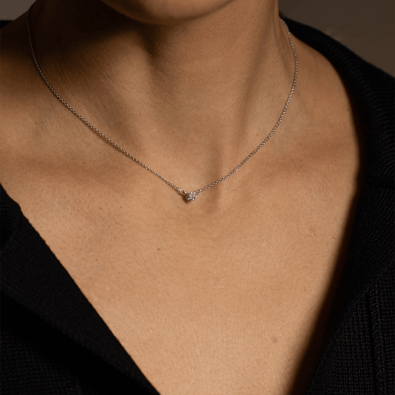 Floating Diamond Necklace