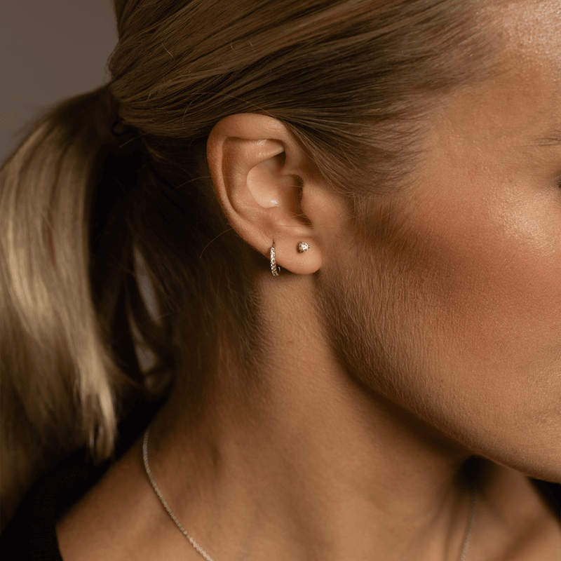 Petite Diamond Studs - A PAIR