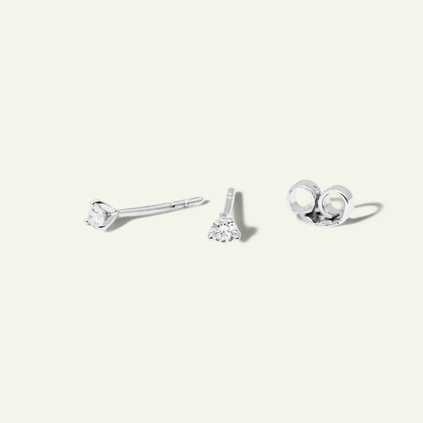 Petite Diamond Studs - A PAIR