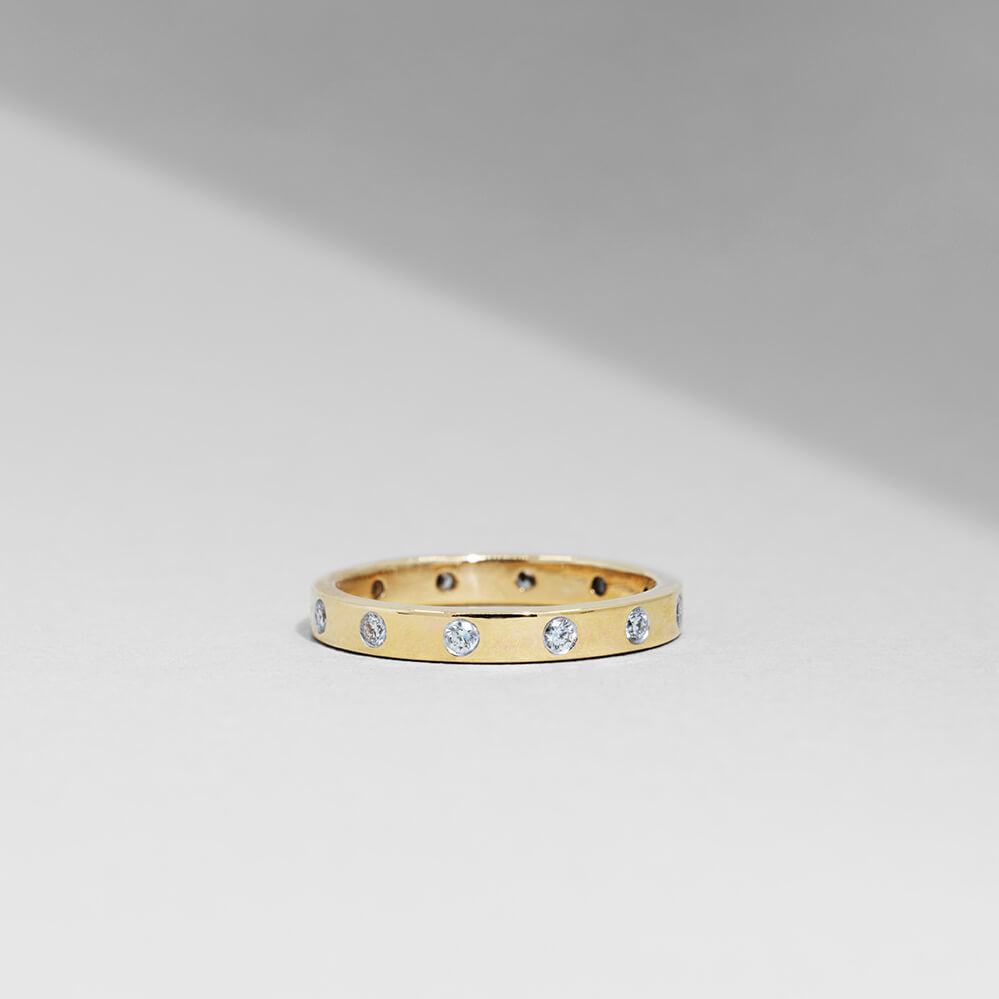 Gold Ring with Diamonds